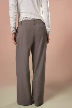 Pantalón pinzas recto