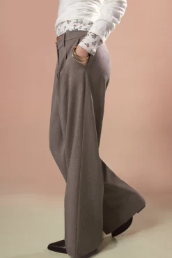 Pantalón pinzas recto