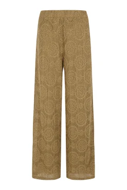 Pantalón punto crochet