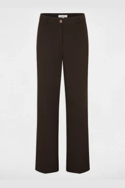 Pantalón recto de tiro alto