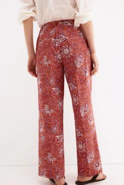 Pantalón recto estampado