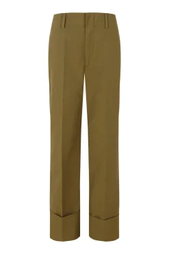 Pantalón recto verde