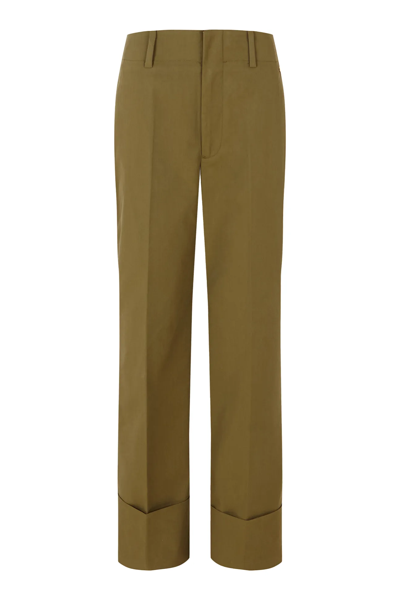 Pantalón recto verde