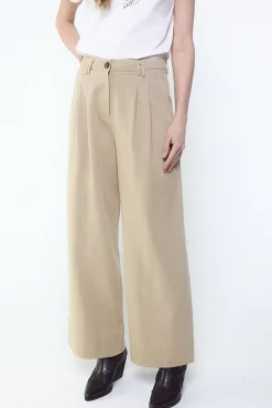 Pantalón tobillero ancho