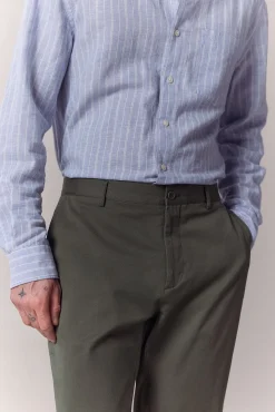 Pantalón traje coordinado algodón