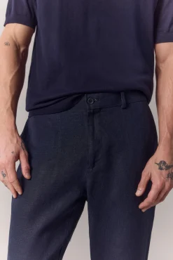 Pantalón traje coordinado lino