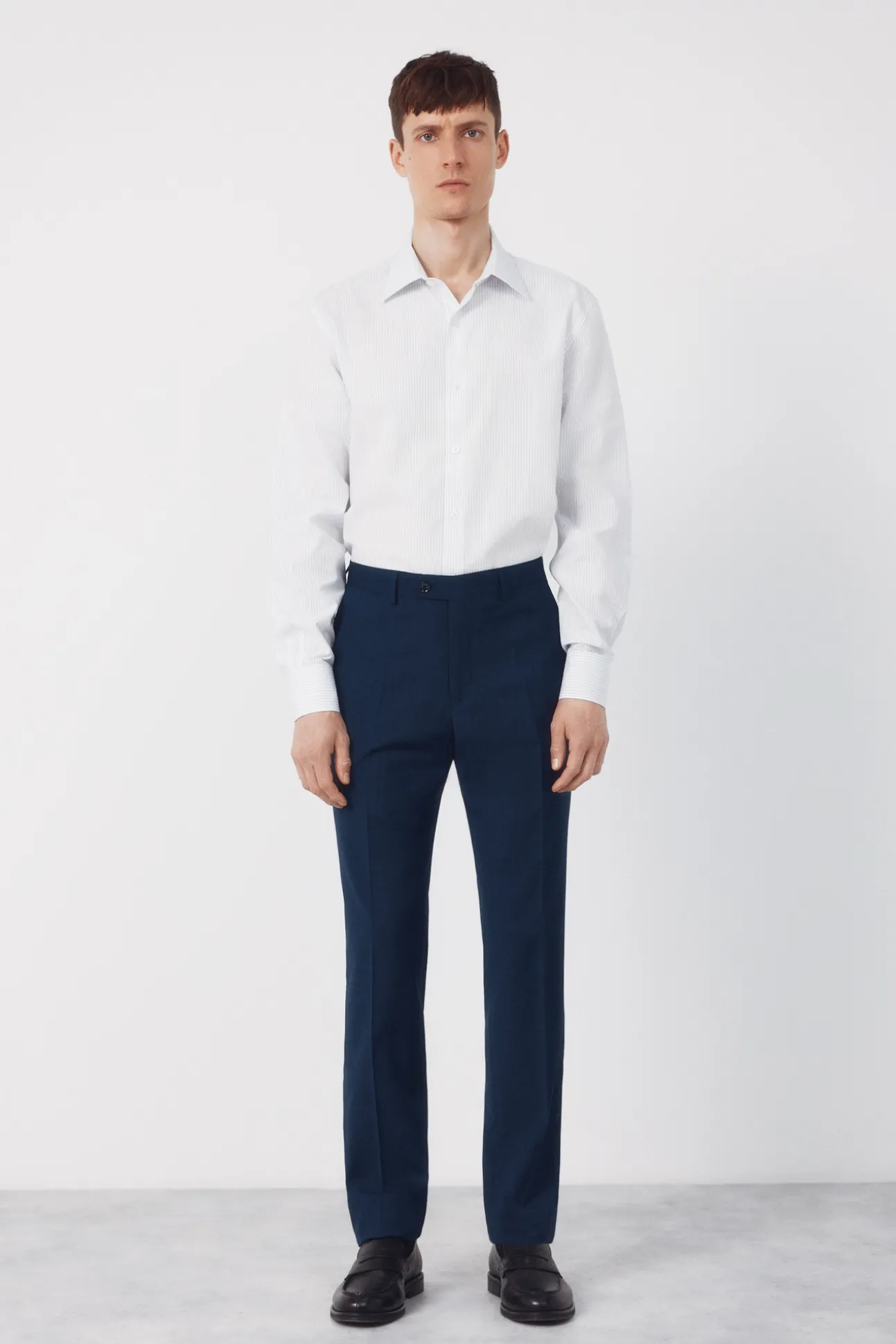 Pantalón traje dynamic cuadro azul