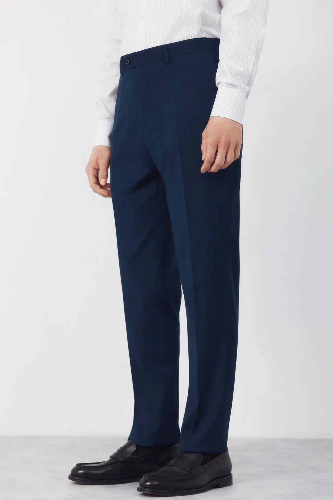 Pantalón traje dynamic cuadro azul