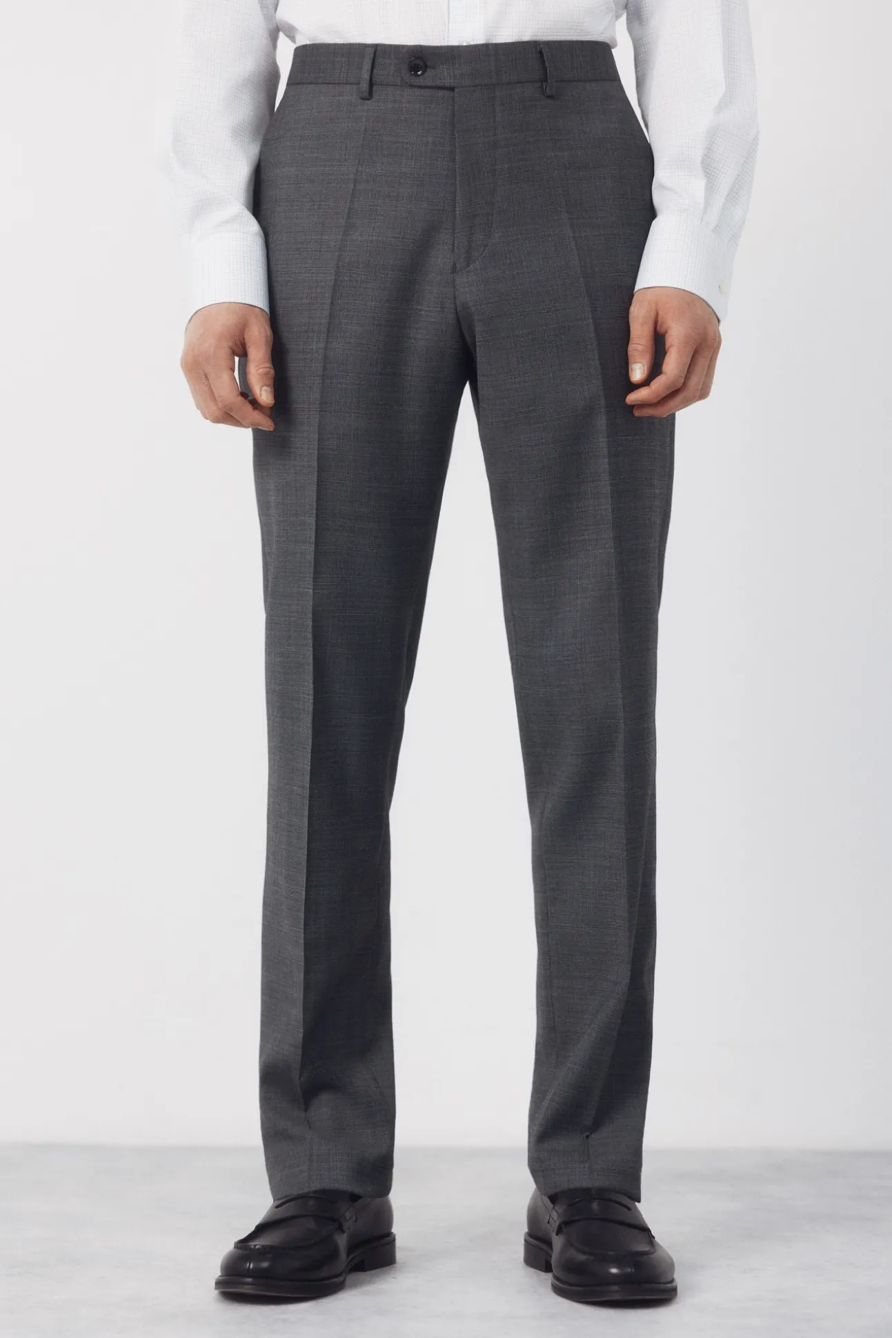 Pantalón traje dynamic estructura gris