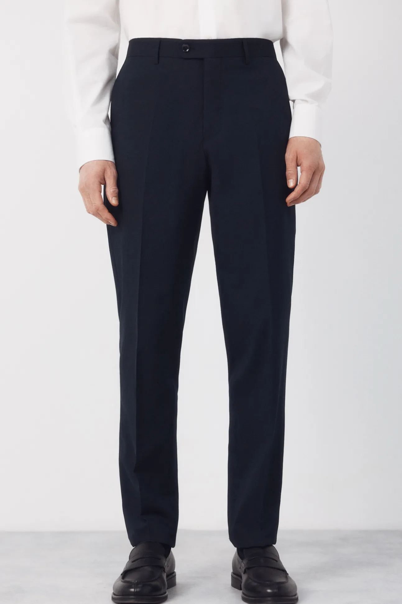 Pantalón traje dynamic estructura azul