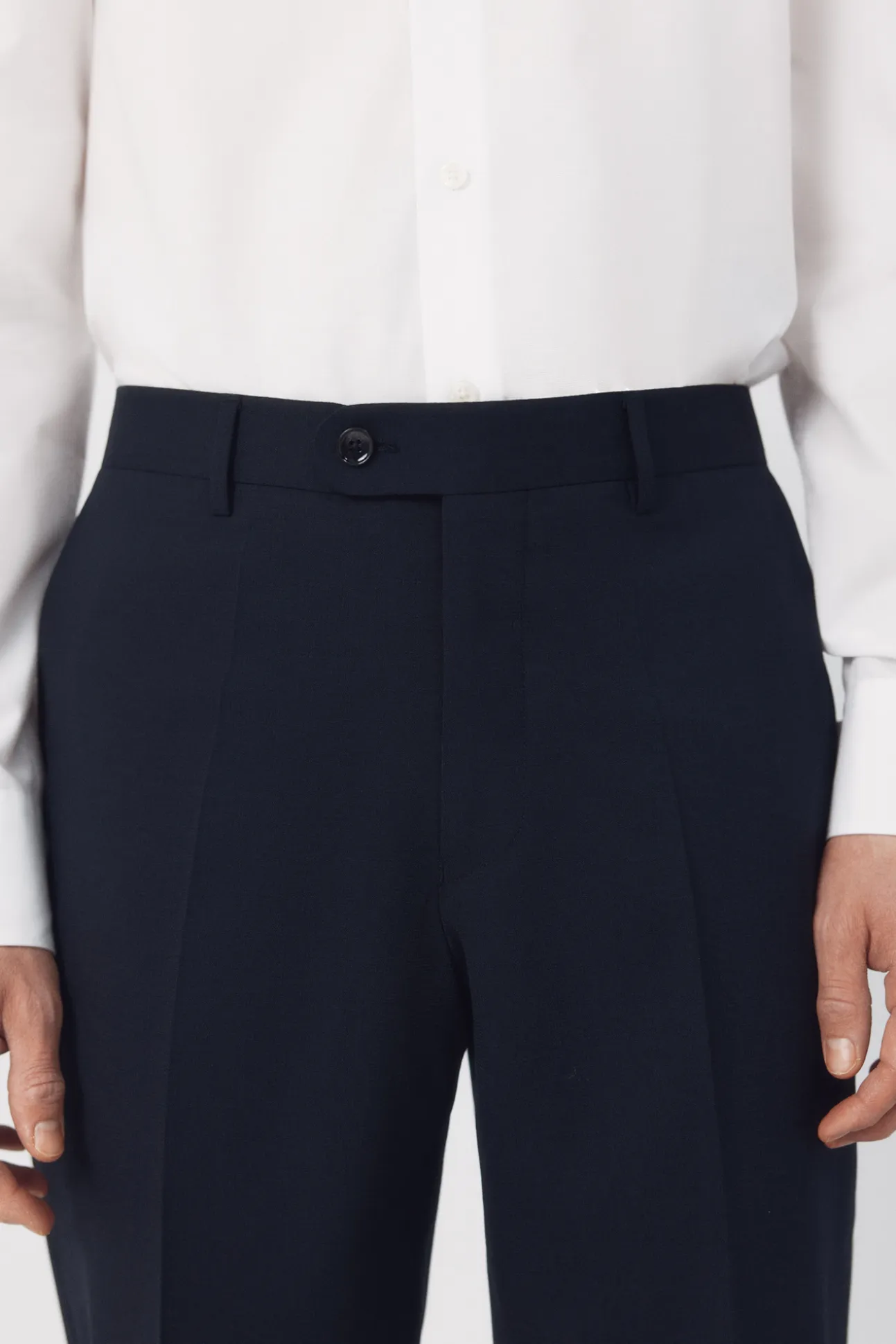 Pantalón traje dynamic estructura azul