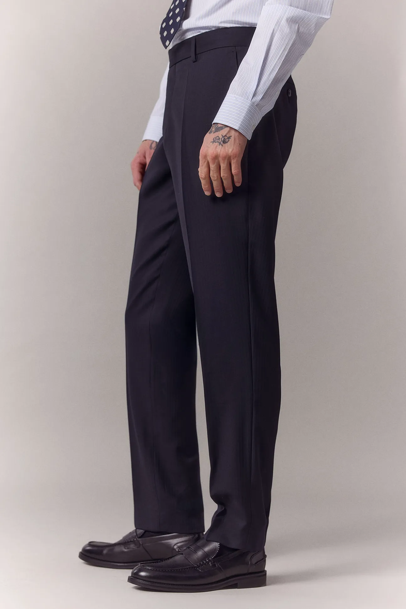 Pantalón traje espiga