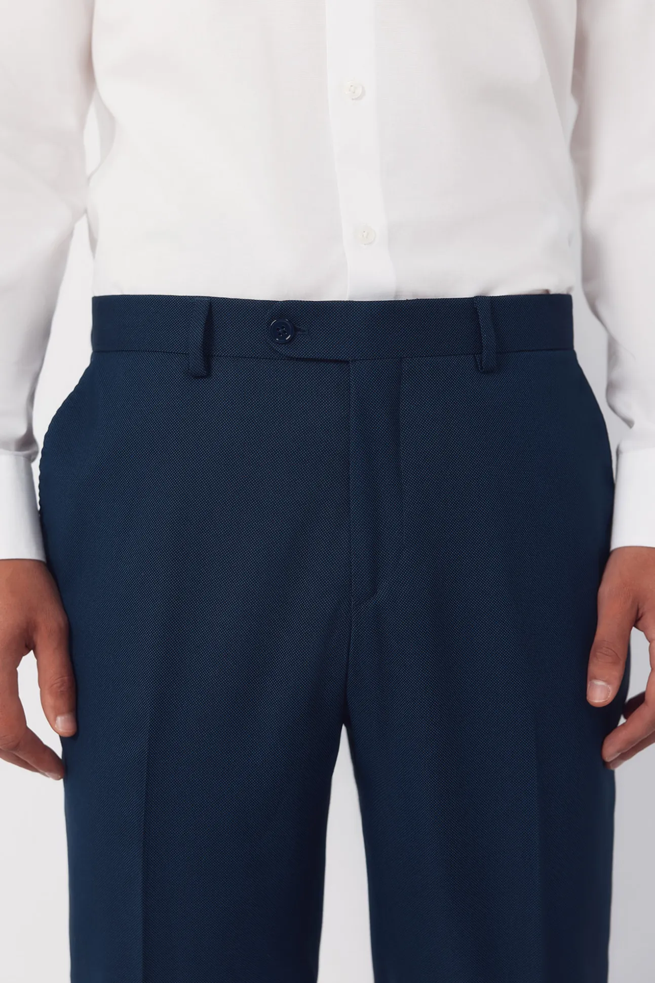 Pantalón traje estructura Serie XXI azulón