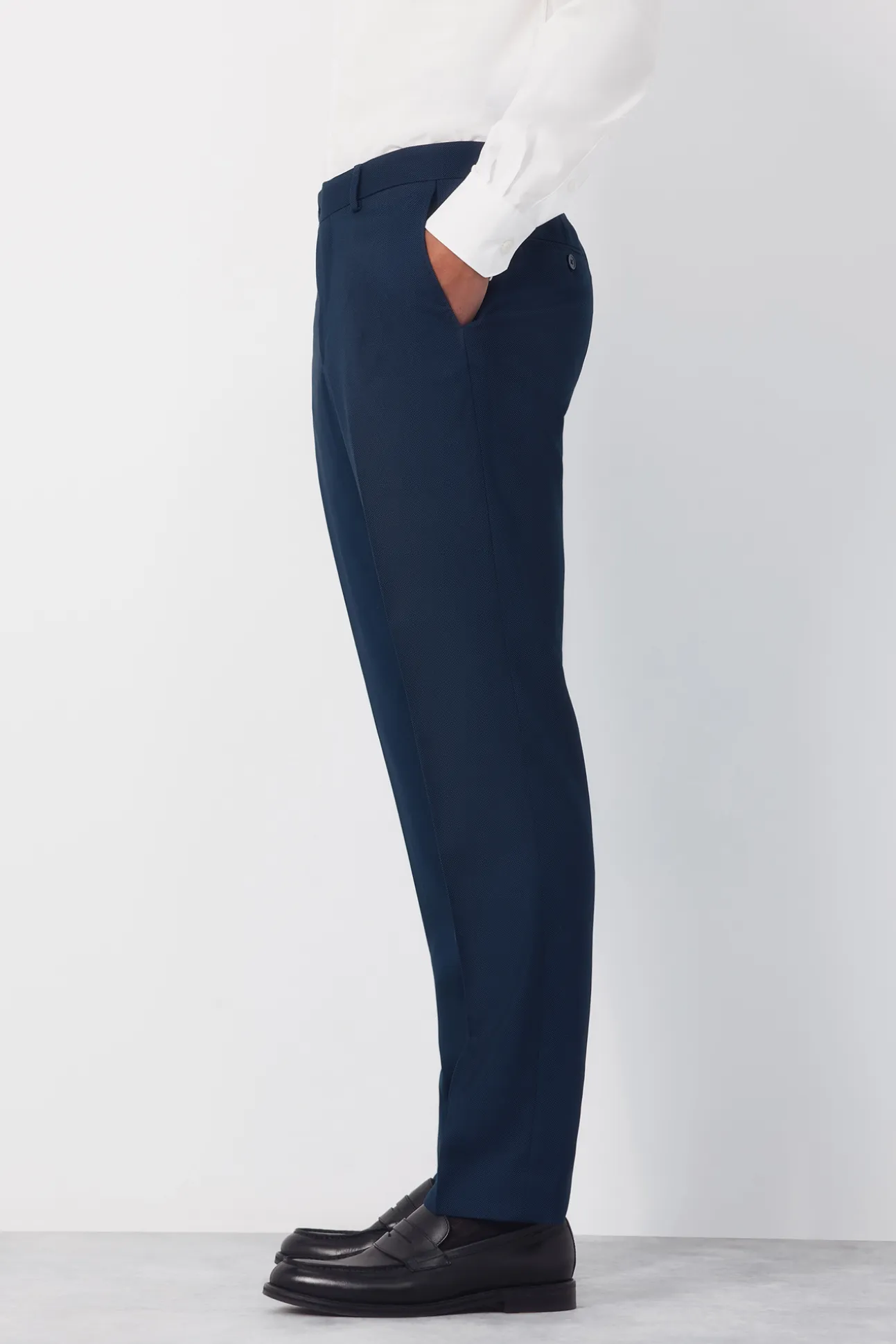 Pantalón traje estructura Serie XXI azulón