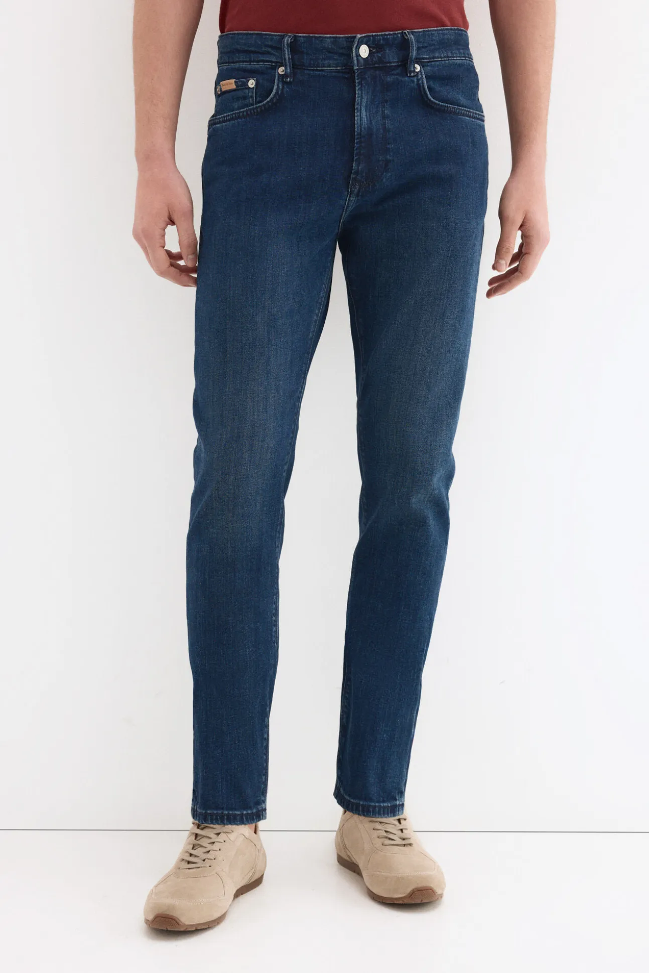 Pantalón vaquero premium flex ligero slim fit