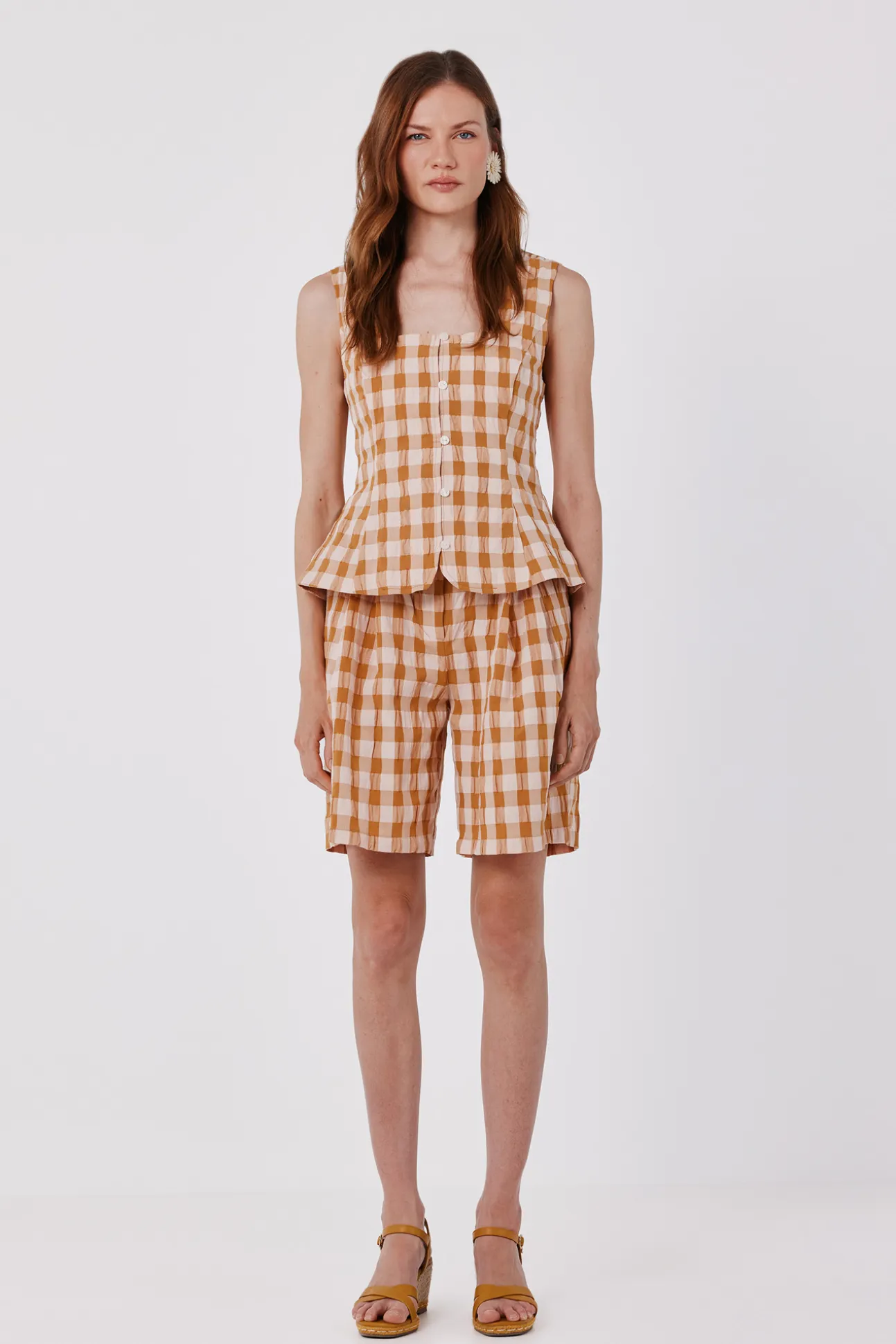 Pantalón vestir vichy
