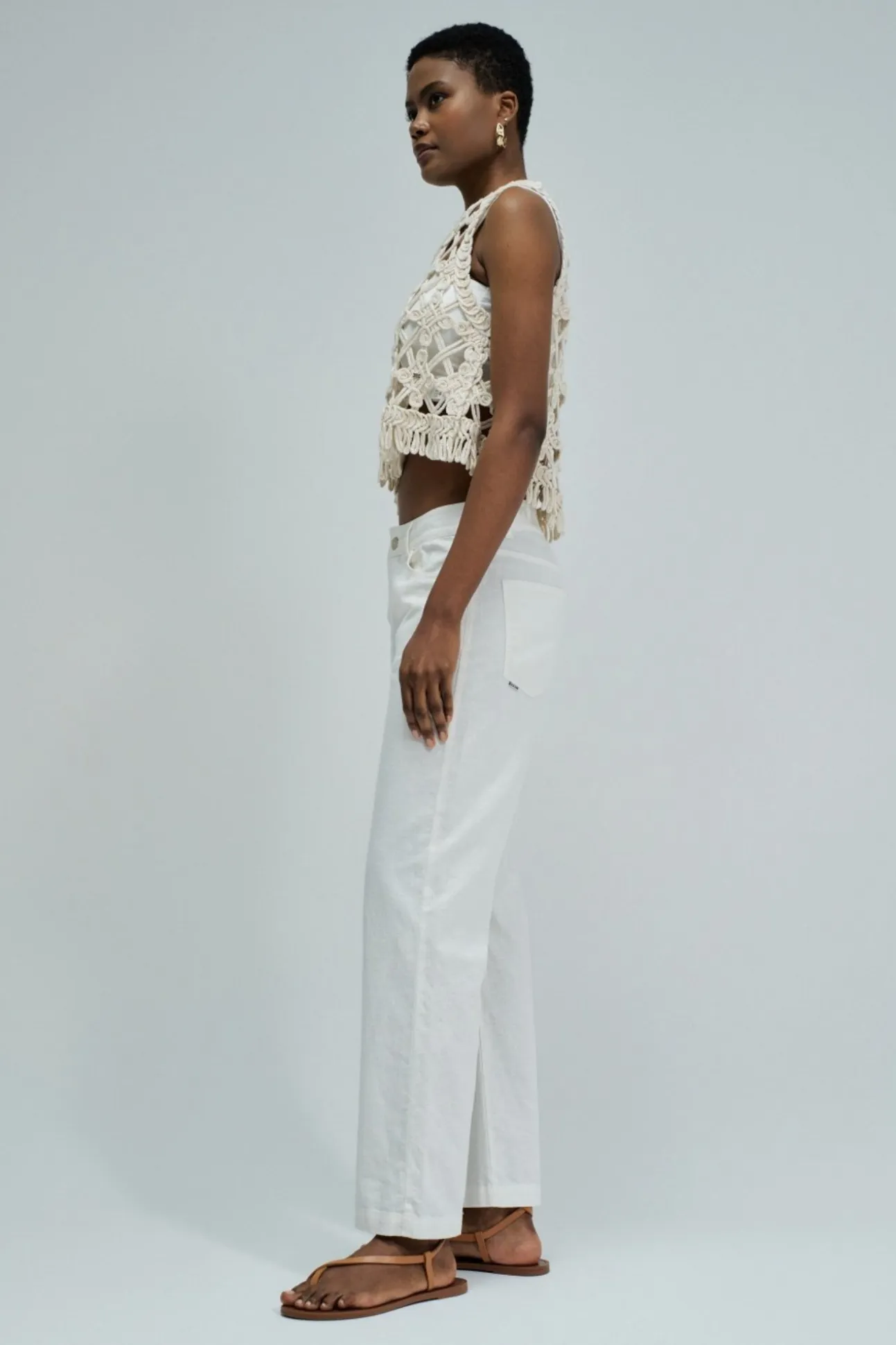 Pantalones de lino