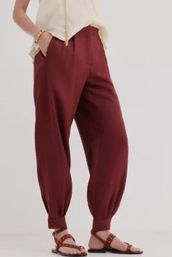 Paola. Pantalón fit bombacho