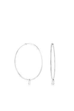 Pendientes aro de plata 4cm TOUS Bear