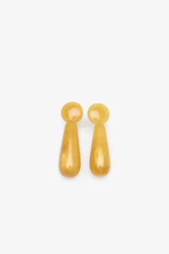Pendientes lágrima resina