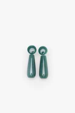 Pendientes lágrima resina