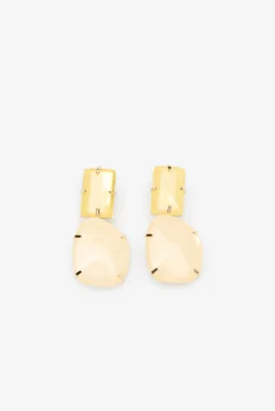 Pendientes piedra resina
