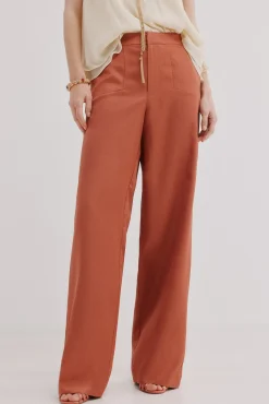 Penélope. Pantalón tejido satinado