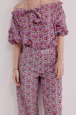Persia. Pantalón floral