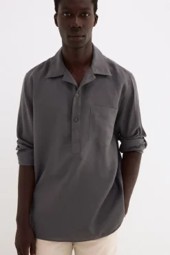 Polera lino lisa