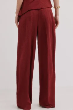 Poline. Pantalón fluído brillante