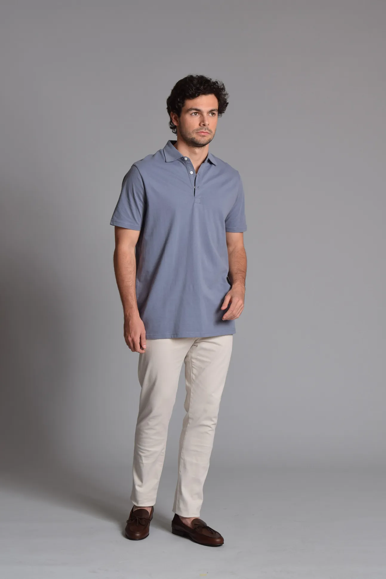 Polo algodón lavado