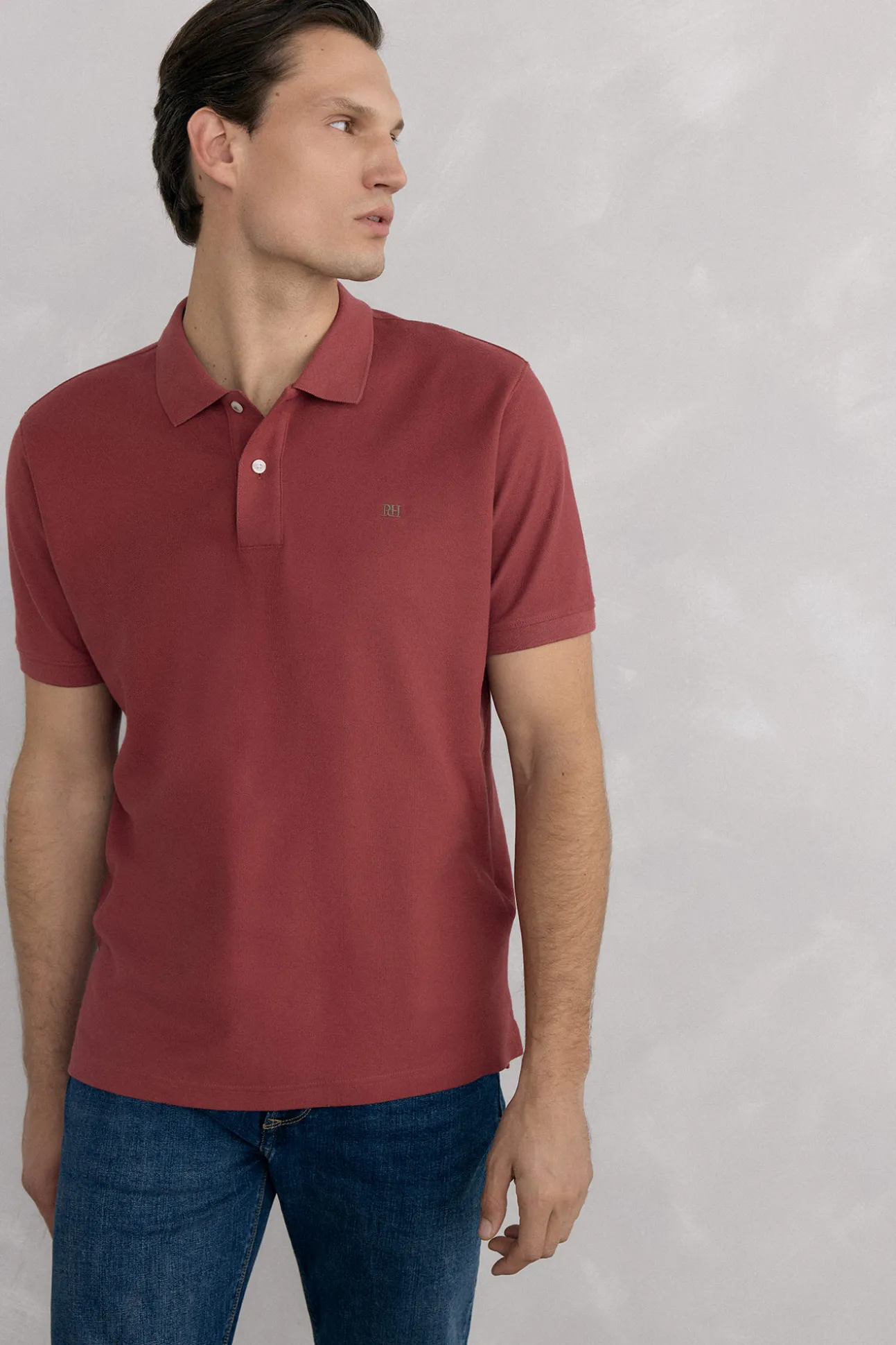 Polo básico piqué