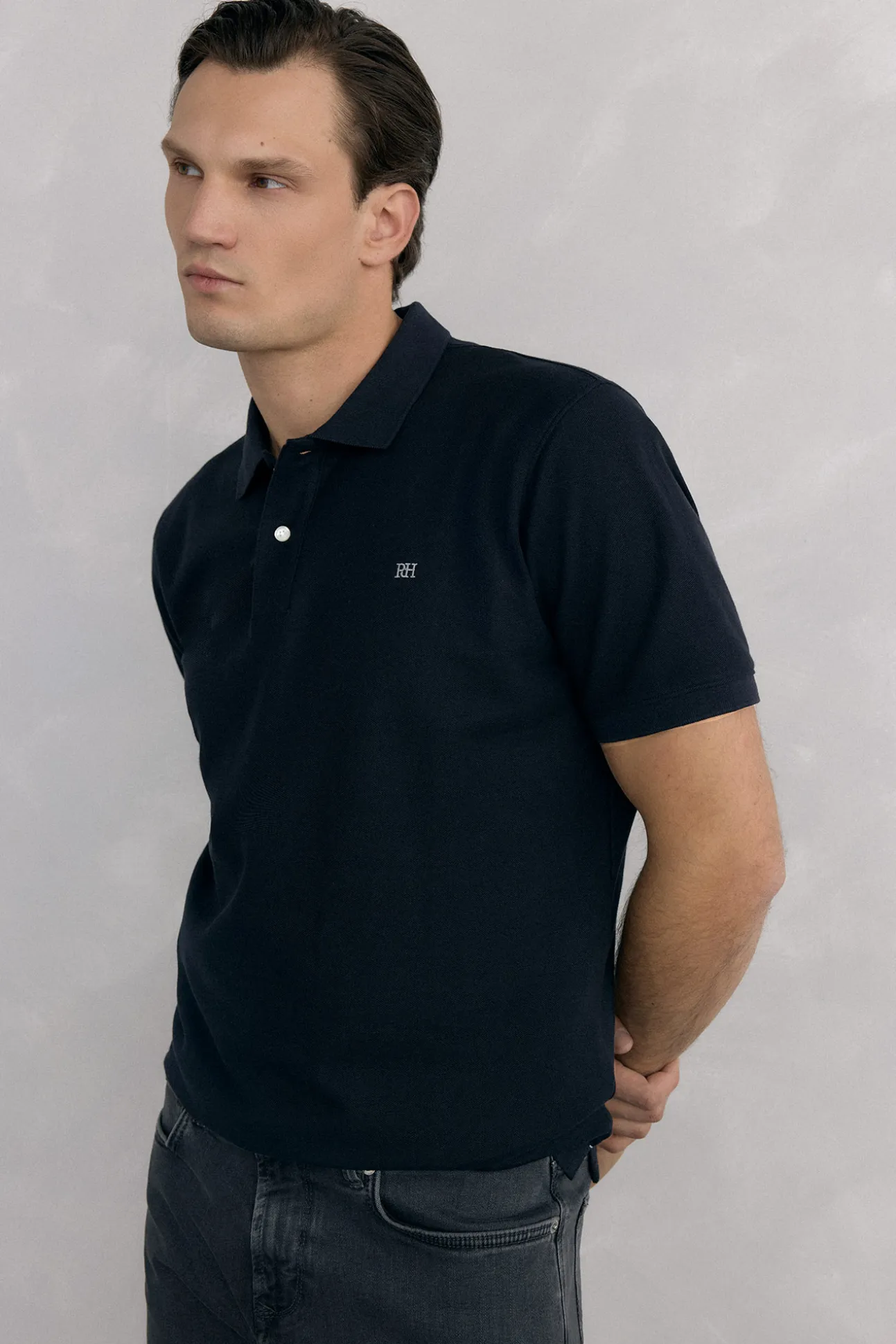 Polo básico piqué