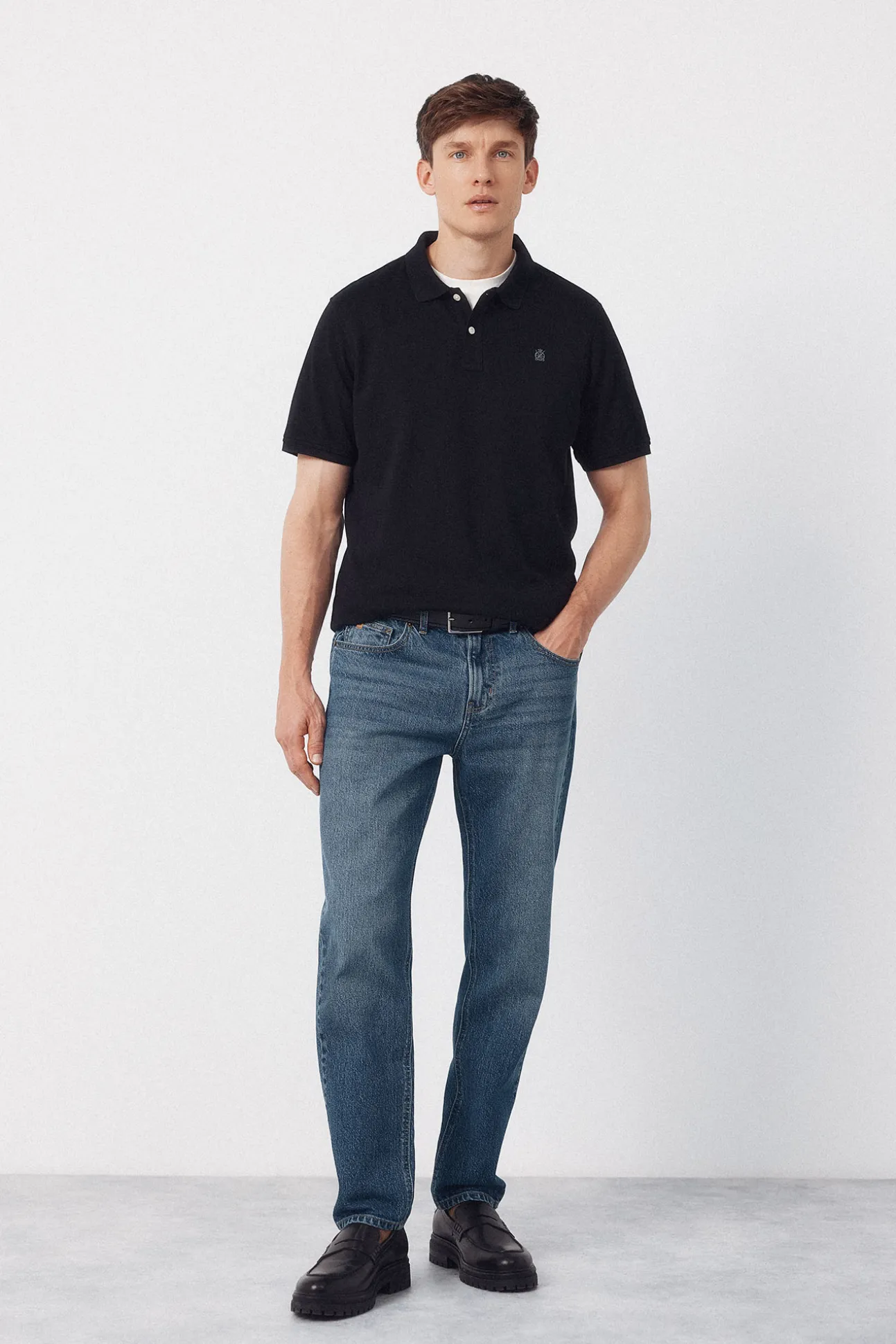 Polo básico piqué
