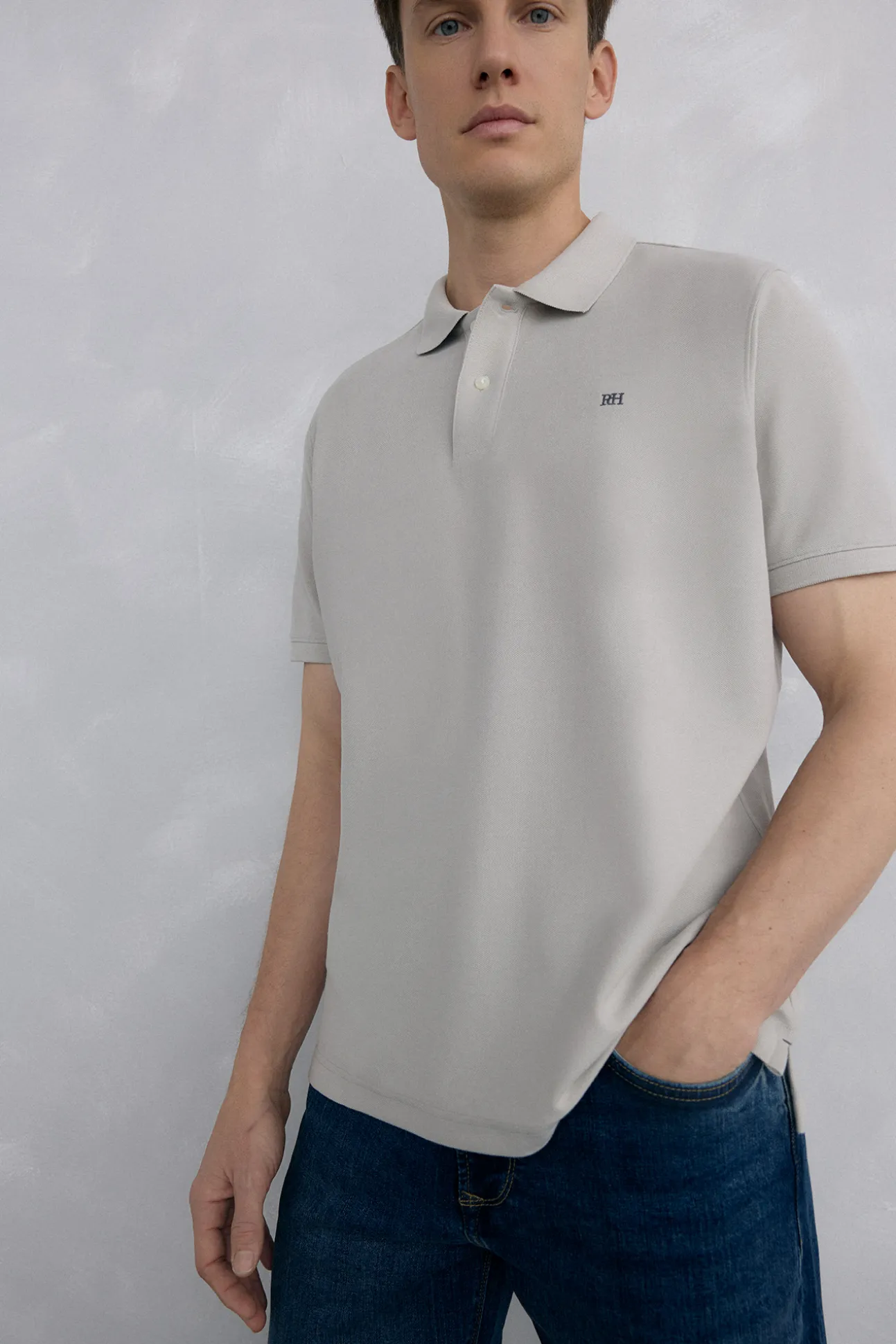 Polo básico piqué