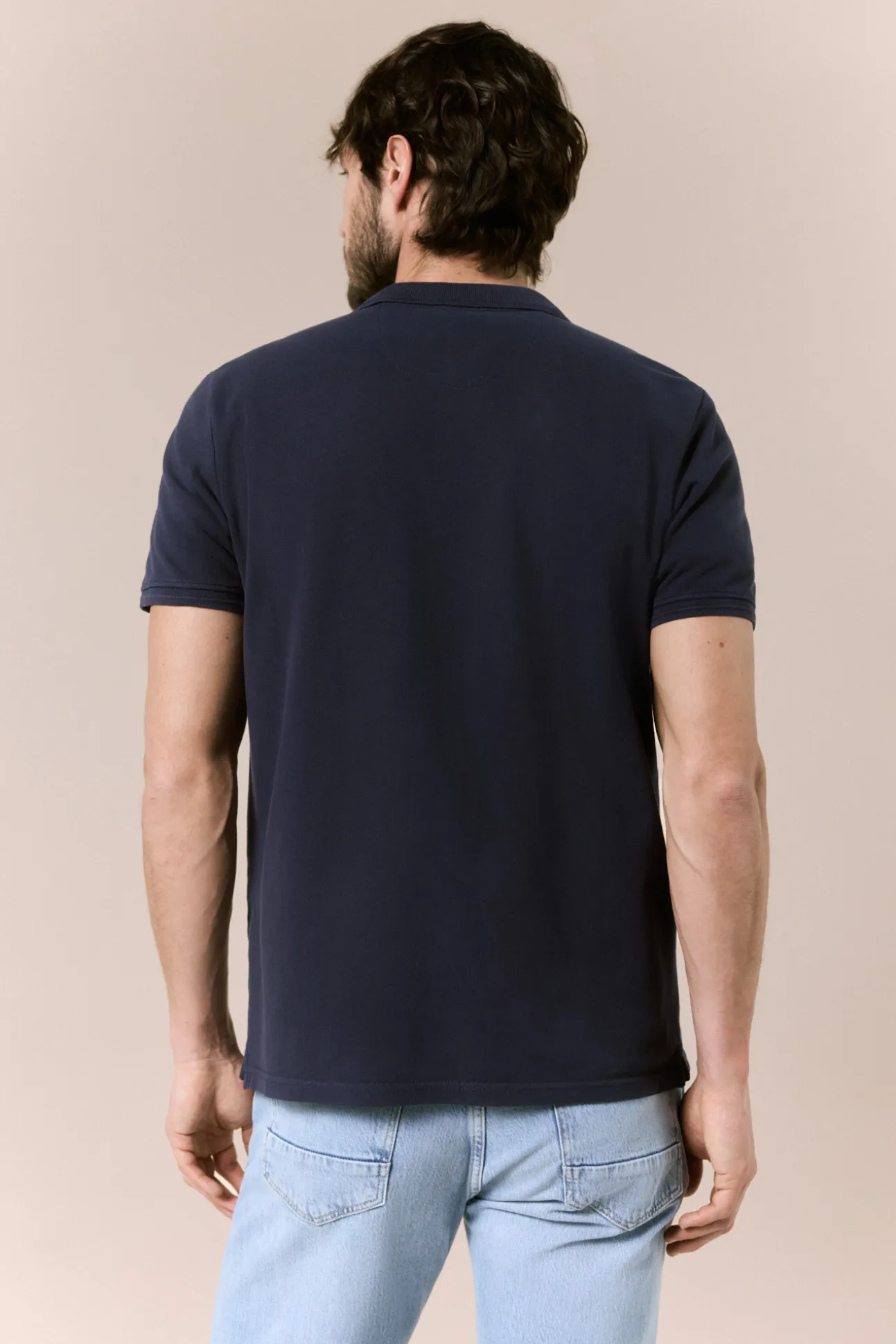 Polo básico piqué lavado