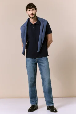 Polo básico piqué lavado