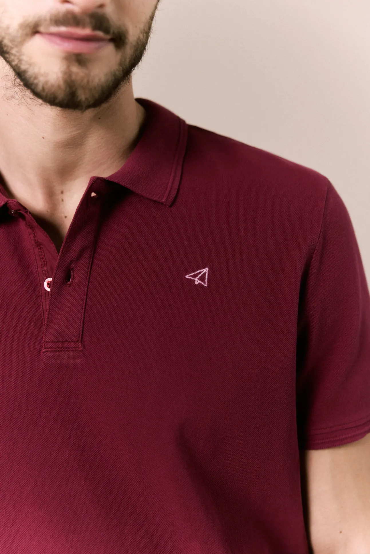 Polo básico piqué lavado