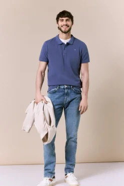 Polo básico piqué lavado