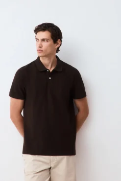 Polo básico slim piqué