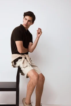 Polo básico slim piqué