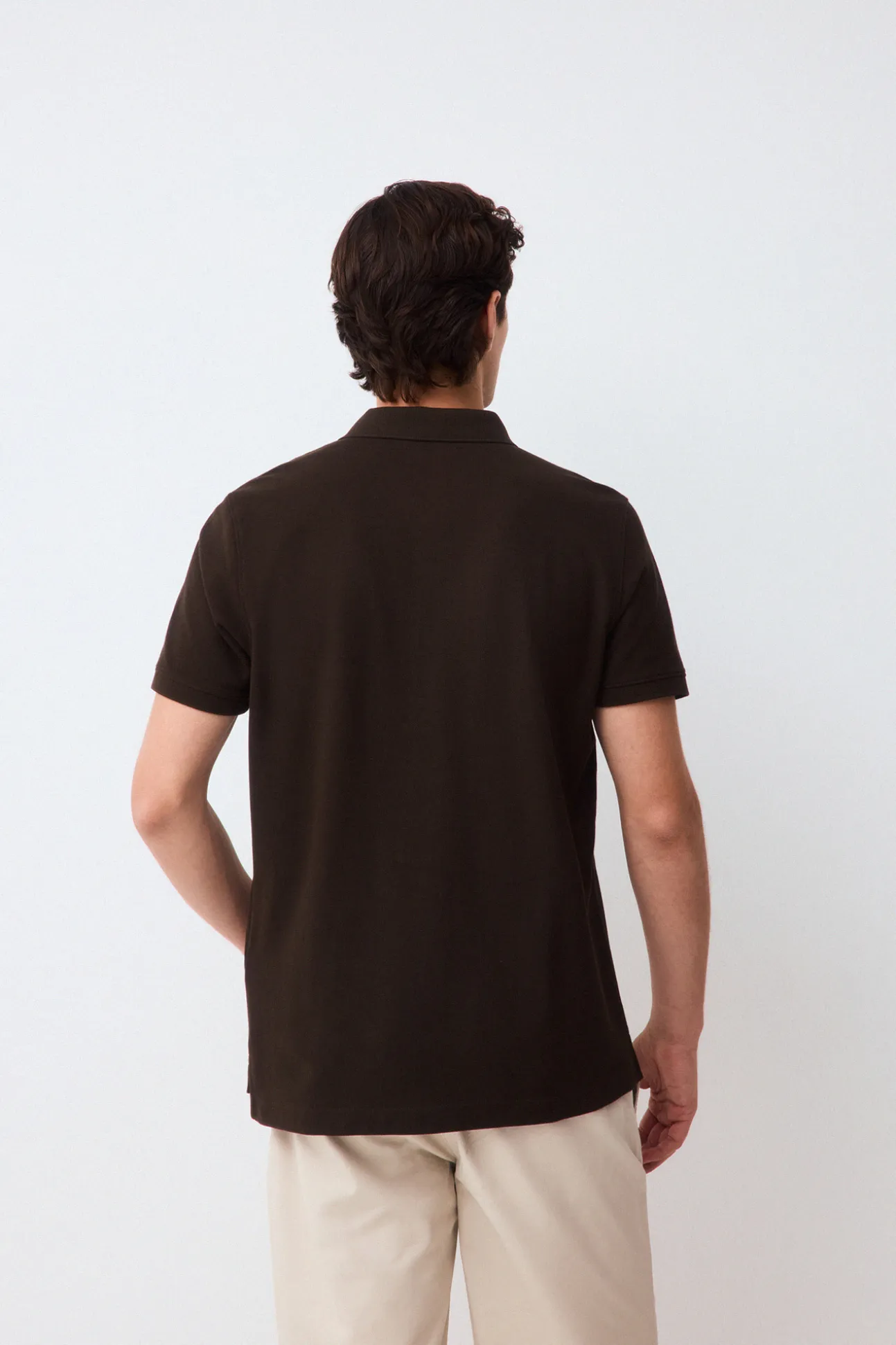 Polo básico slim piqué
