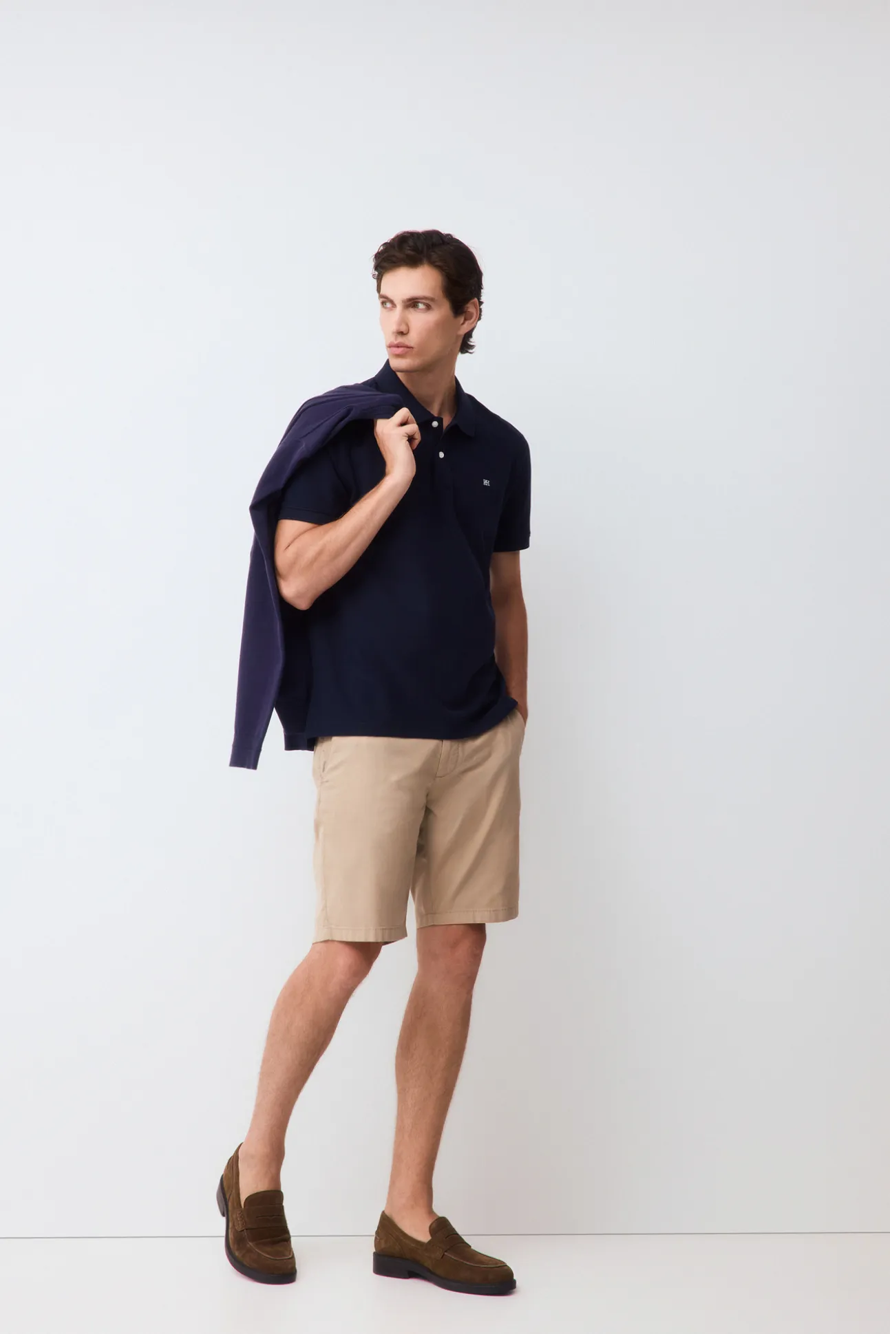 Polo básico slim piqué