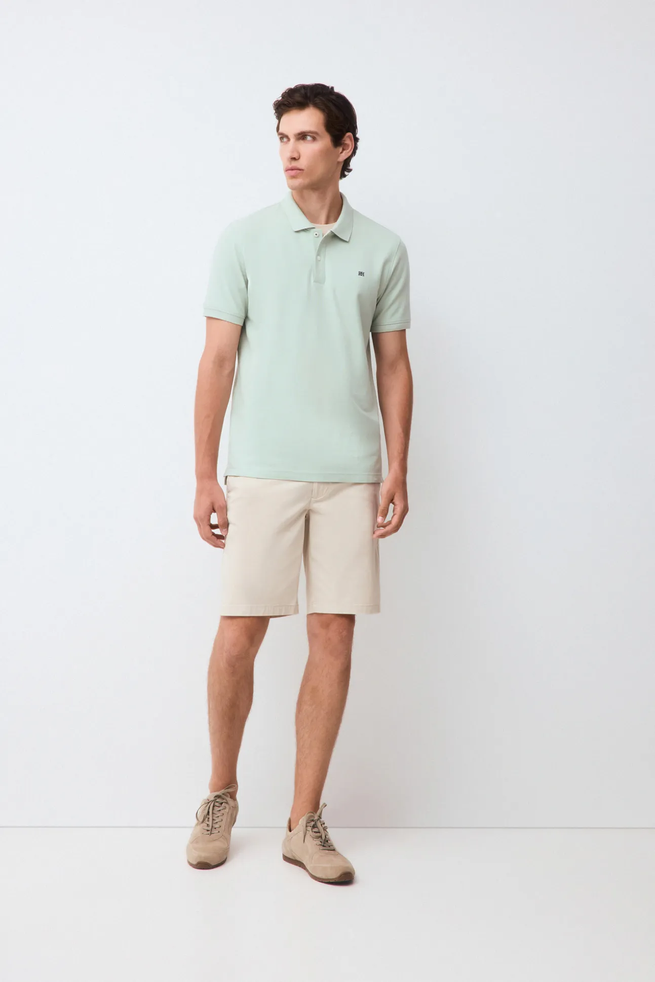 Polo básico slim piqué