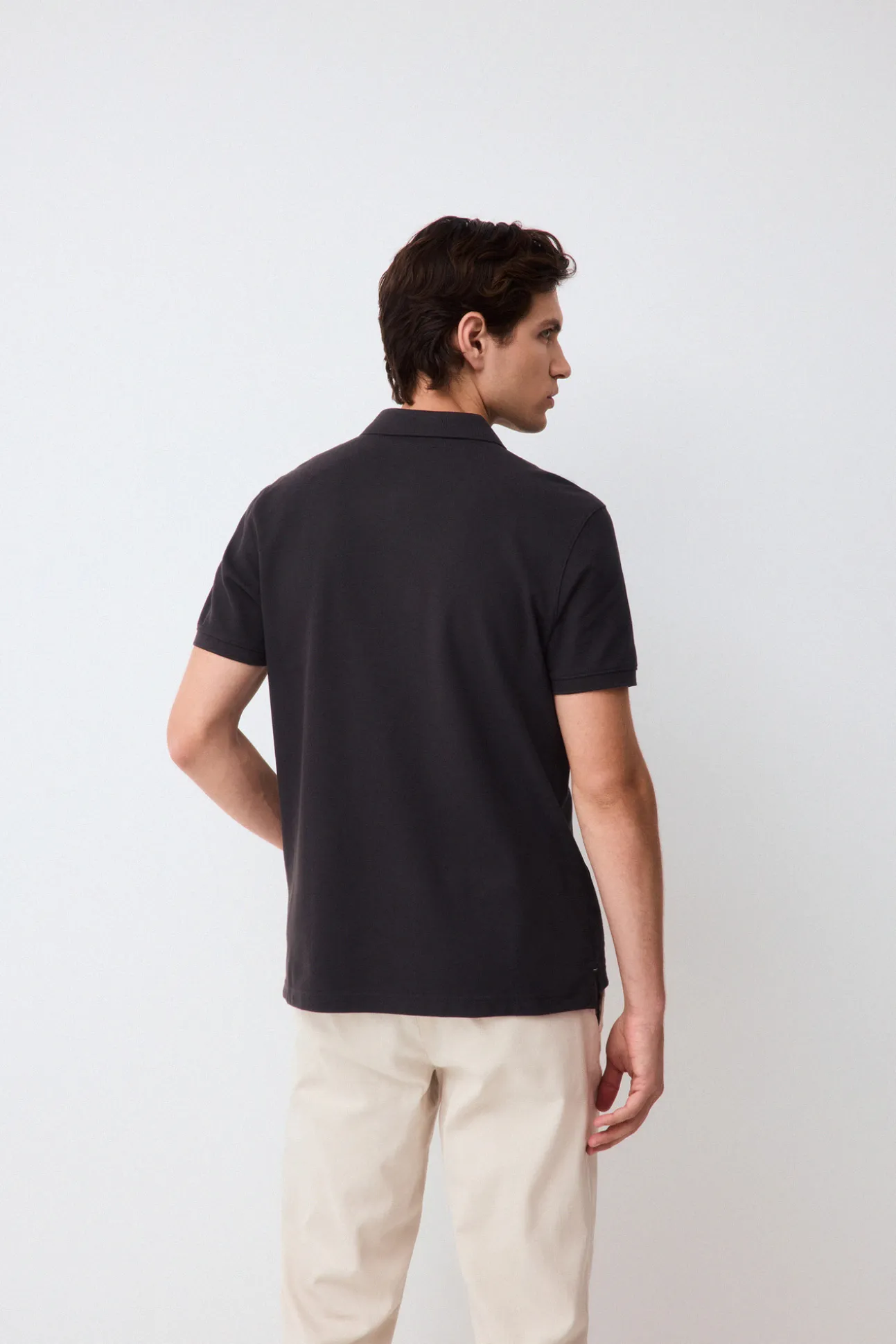 Polo básico slim piqué
