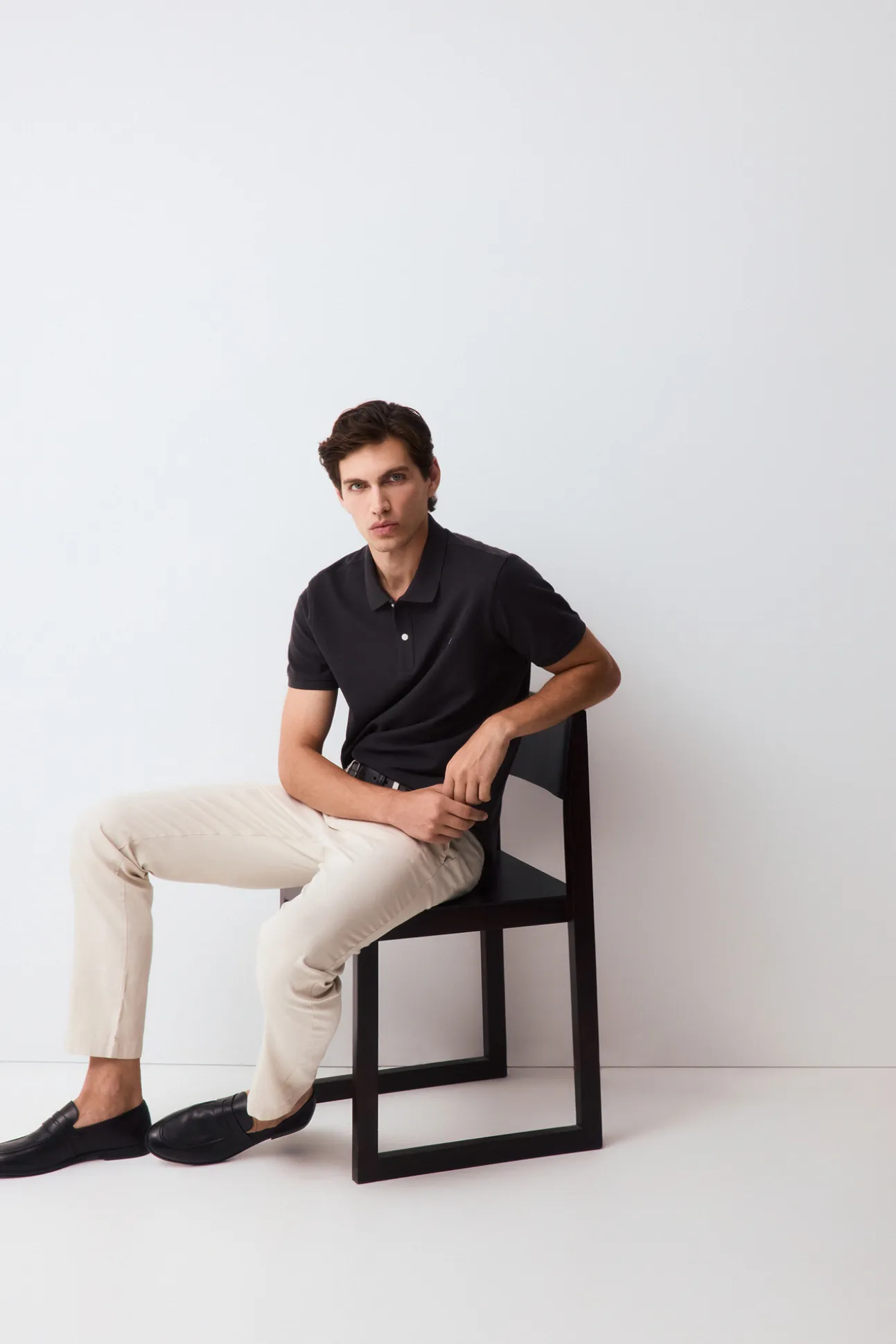 Polo básico slim piqué