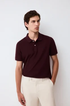 Polo básico slim piqué