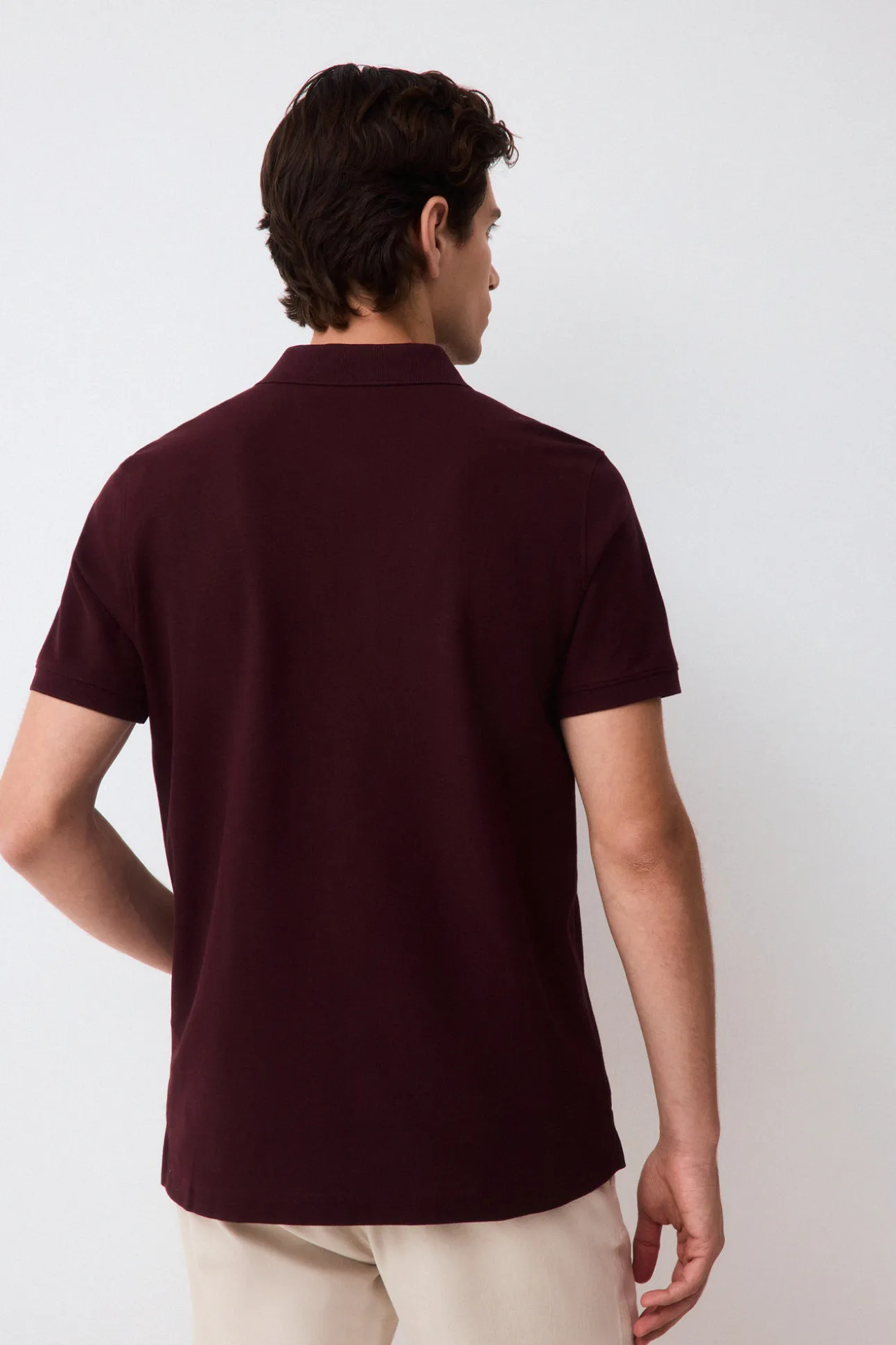 Polo básico slim piqué