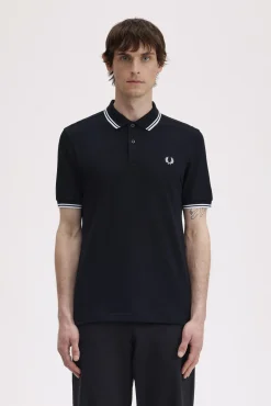 Polo con dos tonos Fred Perry