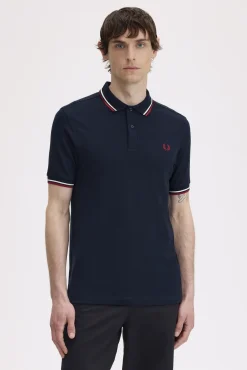 Polo con dos tonos Fred Perry